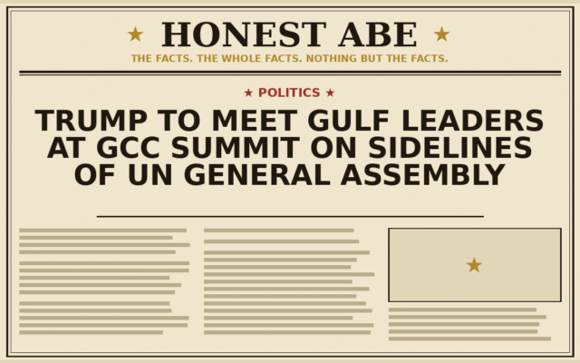 Trump to Meet Gulf Leaders at GCC Summit on Sidelines of UN General Assembly