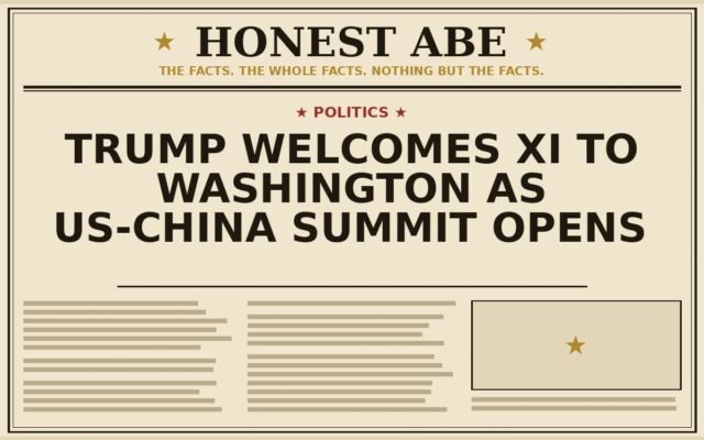 Trump Welcomes Xi to Washington as US-China Summit Opens