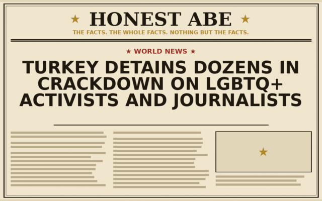 Turkey Detains Dozens in Crackdown on LGBTQ+ Activists and Journalists