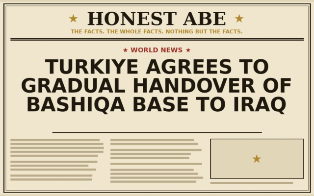 Turkiye Agrees to Gradual Handover of Bashiqa Base to Iraq