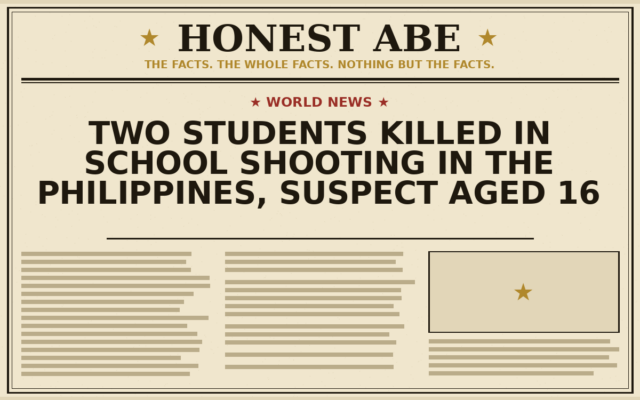 Two Students Killed in School Shooting in the Philippines, Suspect Aged 16