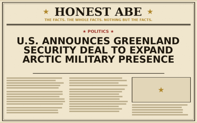 U.S. Announces Greenland Security Deal to Expand Arctic Military Presence