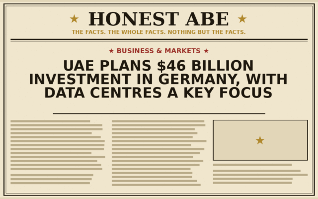 UAE Plans $46 Billion Investment in Germany, With Data Centres a Key Focus