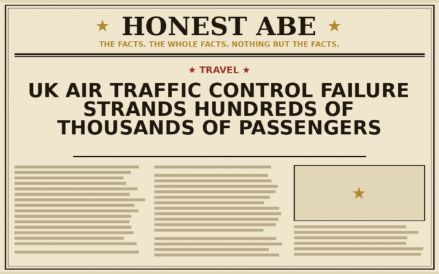 UK Air Traffic Control Failure Strands Hundreds of Thousands of Passengers