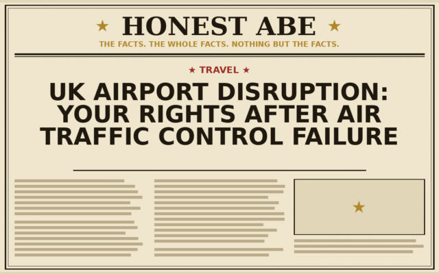 UK Airport Disruption: Your Rights After Air Traffic Control Failure