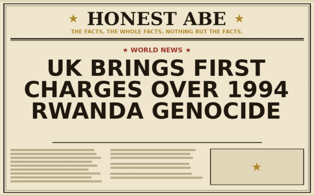 UK Brings First Charges Over 1994 Rwanda Genocide