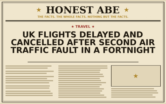 UK Flights Delayed and Cancelled After Second Air Traffic Fault in a Fortnight