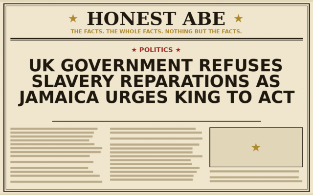 UK Government Refuses Slavery Reparations as Jamaica Urges King to Act
