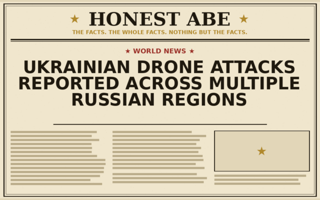 Ukrainian Drone Attacks Reported Across Multiple Russian Regions