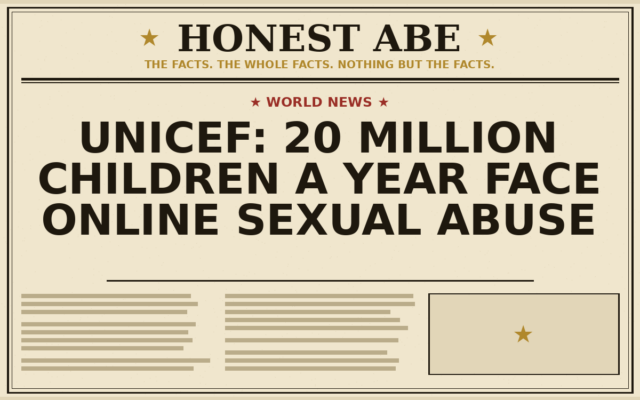 UNICEF: 20 Million Children a Year Face Online Sexual Abuse