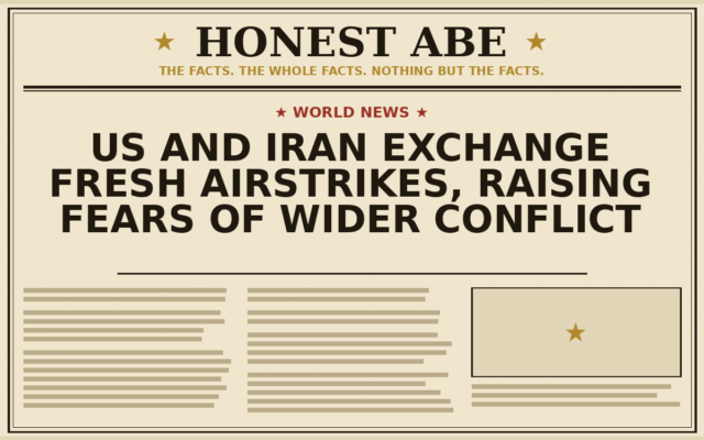 US and Iran Exchange Fresh Airstrikes, Raising Fears of Wider Conflict