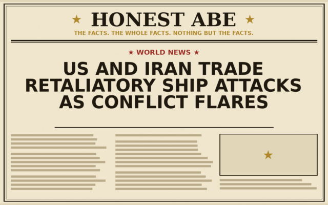 US and Iran Trade Retaliatory Ship Attacks as Conflict Flares