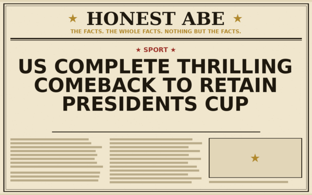 US Complete Thrilling Comeback to Retain Presidents Cup