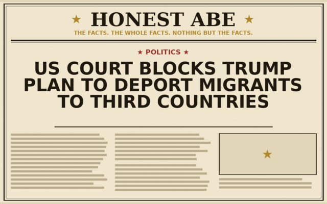 US Court Blocks Trump Plan to Deport Migrants to Third Countries