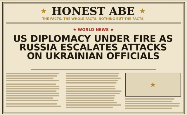 US Diplomacy Under Fire as Russia Escalates Attacks on Ukrainian Officials