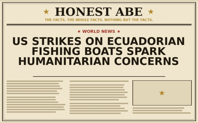 US Strikes on Ecuadorian Fishing Boats Spark Humanitarian Concerns