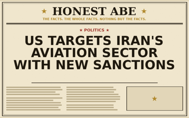 US Targets Iran’s Aviation Sector With New Sanctions