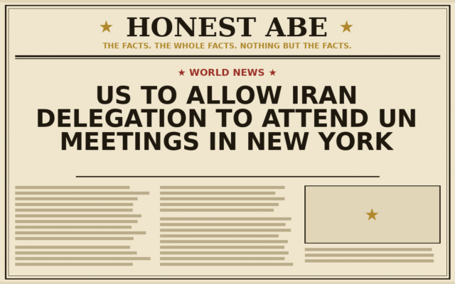 US to Allow Iran Delegation to Attend UN Meetings in New York