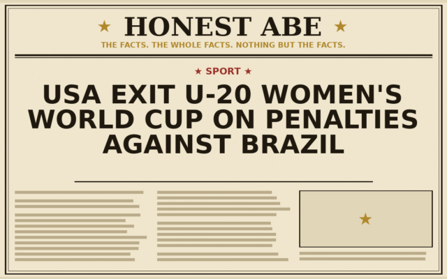 USA Exit U-20 Women’s World Cup on Penalties Against Brazil