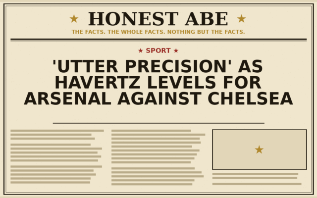 ‘Utter precision’ as Havertz levels for Arsenal against Chelsea