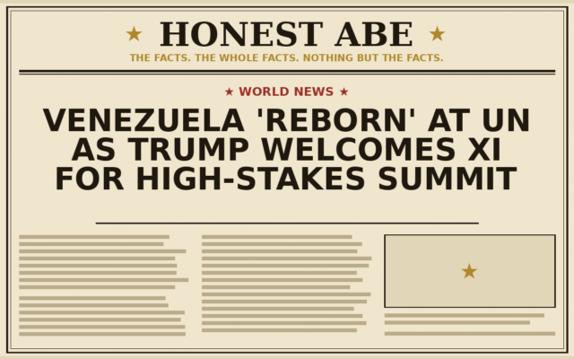 Venezuela ‘Reborn’ at UN as Trump Welcomes Xi for High-Stakes Summit