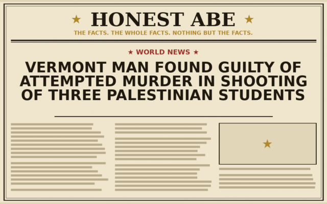 Vermont Man Found Guilty of Attempted Murder in Shooting of Three Palestinian Students