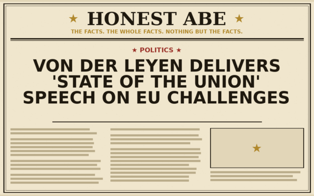Von der Leyen Delivers ‘State of the Union’ Speech on EU Challenges