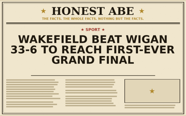 Wakefield Beat Wigan 33-6 to Reach First-Ever Grand Final