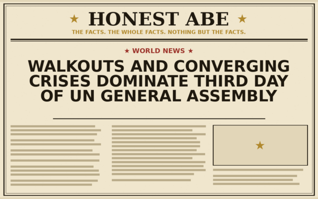 Walkouts and Converging Crises Dominate Third Day of UN General Assembly