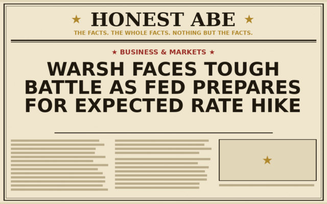 Warsh Faces Tough Battle as Fed Prepares for Expected Rate Hike