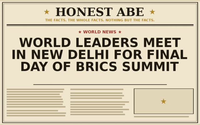World Leaders Meet in New Delhi for Final Day of BRICS Summit