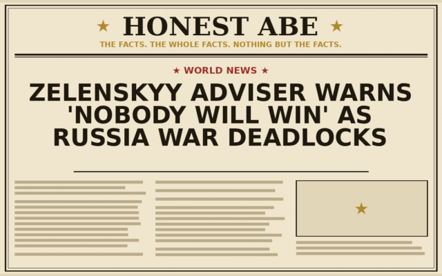 Zelenskyy Adviser Warns ‘Nobody Will Win’ as Russia War Deadlocks