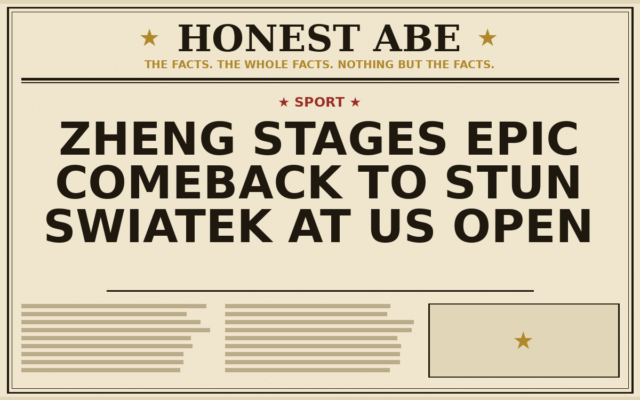 Zheng Stages Epic Comeback to Stun Swiatek at US Open