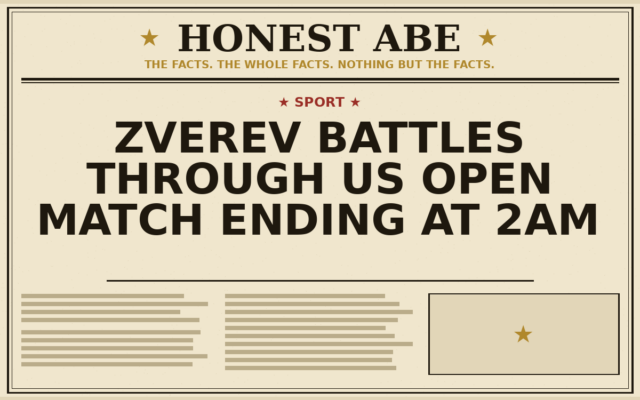 Zverev Battles Through US Open Match Ending at 2am