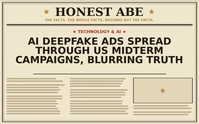 AI Deepfake Ads Spread Through US Midterm Campaigns, Blurring Truth