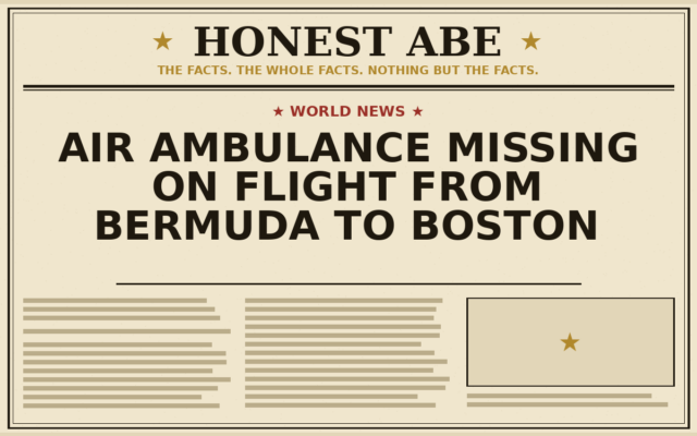 Air Ambulance Missing on Flight from Bermuda to Boston
