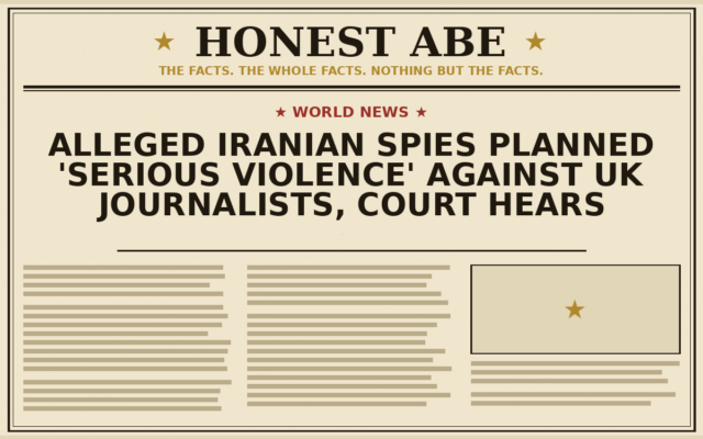 Alleged Iranian Spies Planned ‘Serious Violence’ Against UK Journalists, Court Hears
