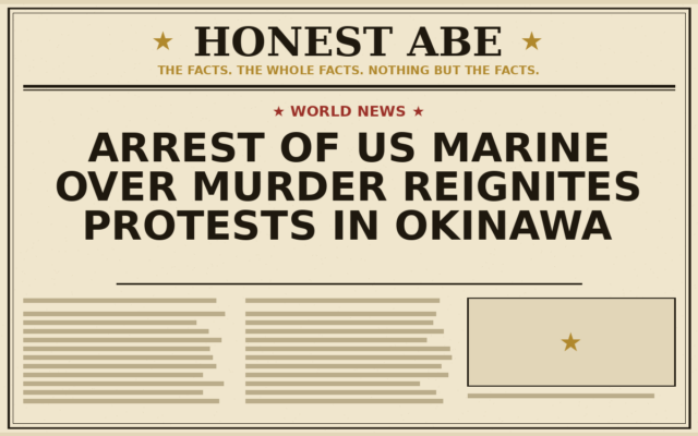 Arrest of US Marine Over Murder Reignites Protests in Okinawa