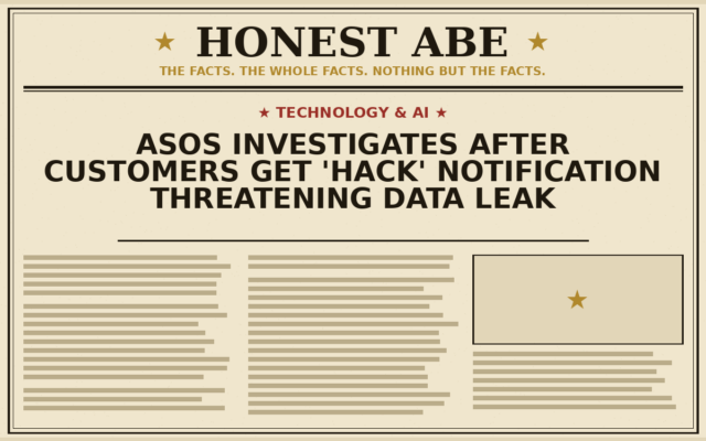 Asos Investigates After Customers Get ‘Hack’ Notification Threatening Data Leak