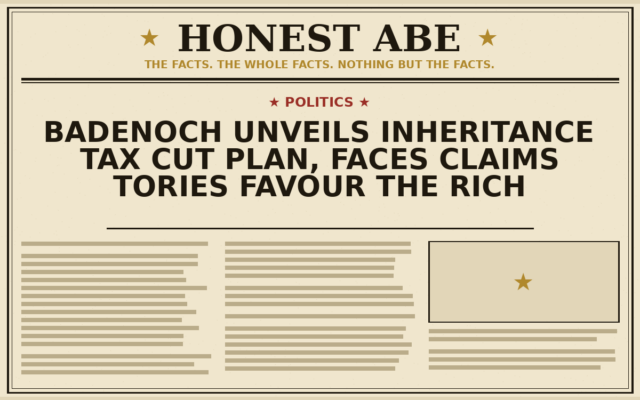 Badenoch Unveils Inheritance Tax Cut Plan, Faces Claims Tories Favour the Rich