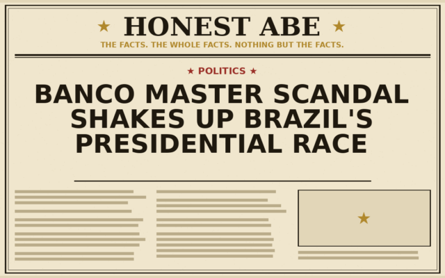 Banco Master Scandal Shakes Up Brazil’s Presidential Race