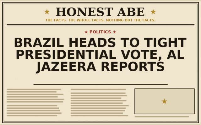 Brazil Heads to Tight Presidential Vote, Al Jazeera Reports