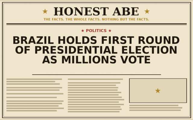 Brazil Holds First Round of Presidential Election as Millions Vote