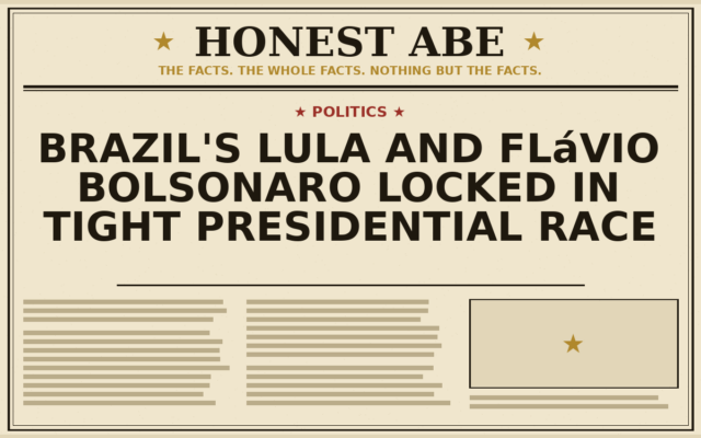 Brazil’s Lula and Flávio Bolsonaro Locked in Tight Presidential Race