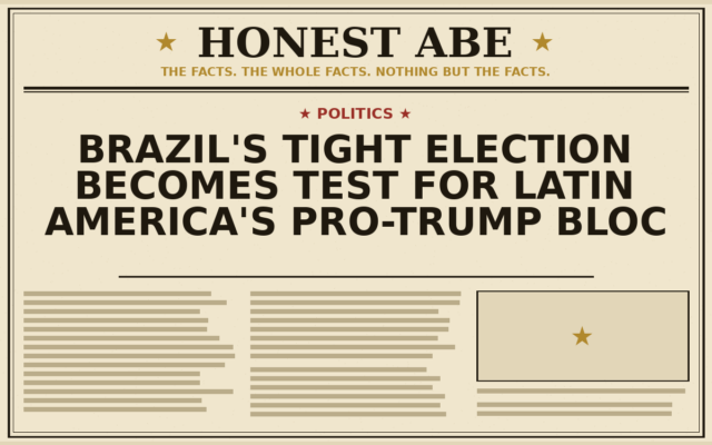 Brazil’s Tight Election Becomes Test for Latin America’s Pro-Trump Bloc