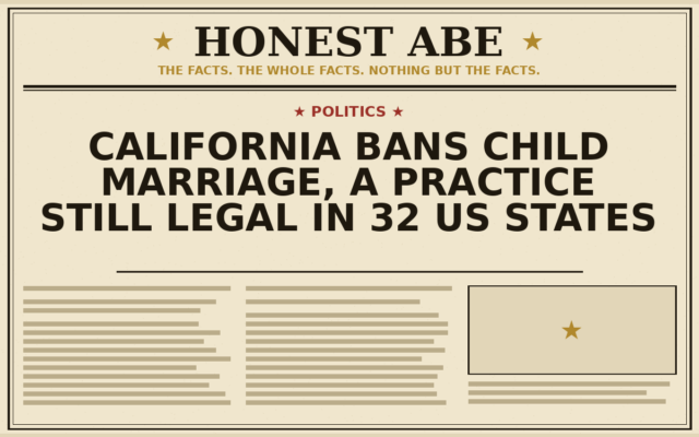 California Bans Child Marriage, a Practice Still Legal in 32 US States