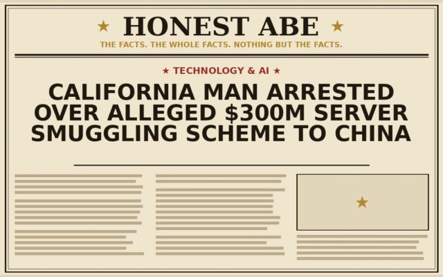 California Man Arrested Over Alleged $300M Server Smuggling Scheme to China