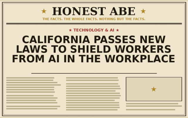 California Passes New Laws to Shield Workers From AI in the Workplace