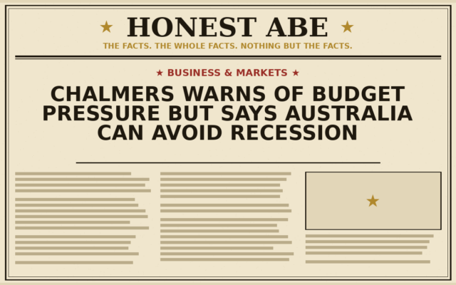 Chalmers Warns of Budget Pressure but Says Australia Can Avoid Recession