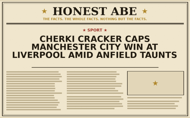 Cherki Cracker Caps Manchester City Win at Liverpool Amid Anfield Taunts